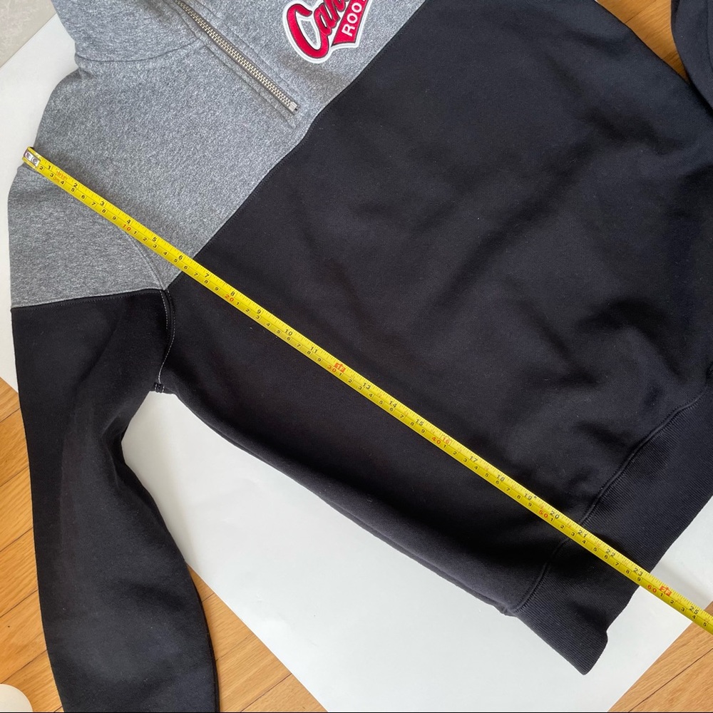 Roots Canada 1/4 Zip Stein Colourblock Sweater - Picture 11 of 12